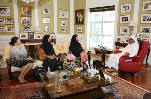 Her Excellency Reem Al-Hashimi Discusses Expo 2020 Progress with Khalaf Ahmad Al Habtoor