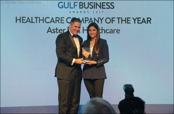 Aster DM Healthcare bags Gulf Business Awards-2017 for the �Healthcare Company of the Year� category.