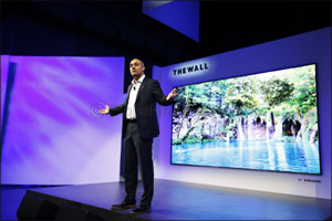 Samsung Unveils �The Wall,� the World's First Modular MicroLED 146-inch TV