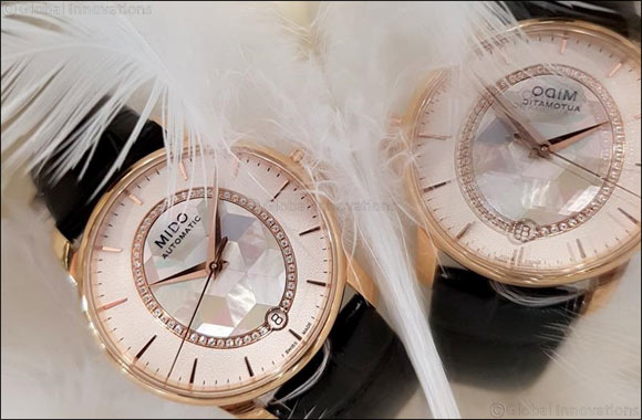 Mido's Baroncelli Prisma - A sparkling play of prisms enhanced by 51 diamonds'