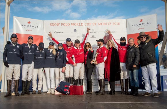 The Maserati Polo Tour 2018 kicks off at the legendary  Snow Polo World Cup St. Moritz in collaboration with La Martina