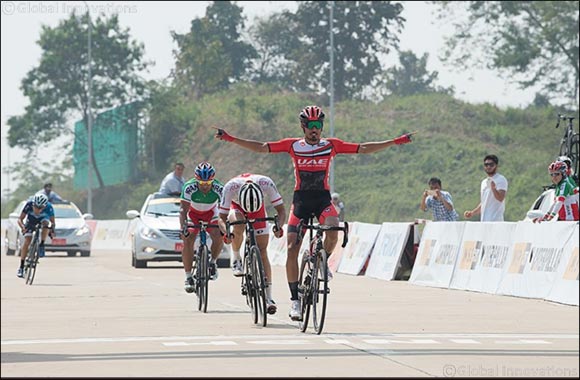UAE Team Emirates' Mirza Takes Gold at Asian Cycling Championships