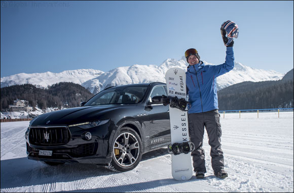 British Snowboard sensation Jamie Barrow breaks Guinness World Record for fastest speed on a snowboard, towed by a vehicle (Maserati Levante)