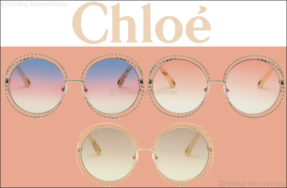 Chlo� Reinterprets the Iconic �Carlina� Sunglass With an Exclusive Twist Motif