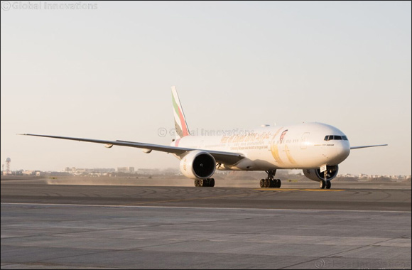 Emirates deploys special �Year of Zayed' aircraft to mark first international flight at new Muscat International Airport terminal