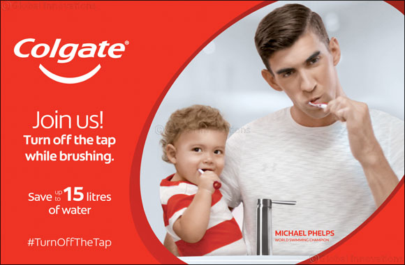 Colgate and Michael Phelps' �Save Water' Campaign makes waves and encourages UAE Residents to Turn off the Tap