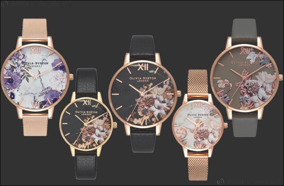 Olivia Burton Marble Florals - Embrace these styles for a new artistic way to work florals in to your look