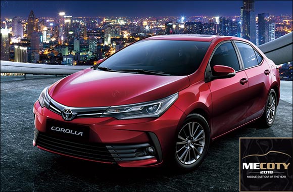 Toyota Corolla scoops �Best Small Sedan' award at 2018 Middle East Car of the Year awards
