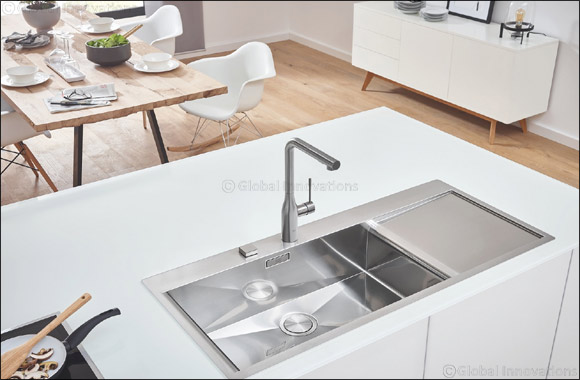 Kitchen Design from a Single Source: GROHE Sets Holistic Design Accents with Its New Kitchen Sinks and Bundles
