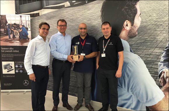 Emirates Motor Company wins prestigious global award for outstanding customer service and after-sales care