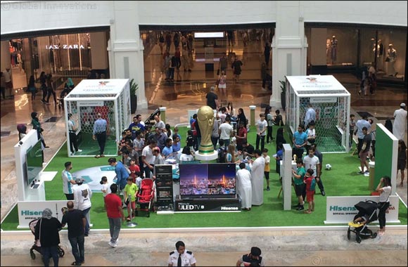 Official Sponsor of the 2018 FIFA World Cup Russia�, Hisense, gets the game on the streets
