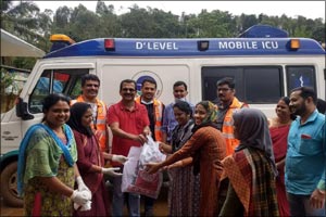 Aster Disaster Support Team mobilized to help Kerala flood victims