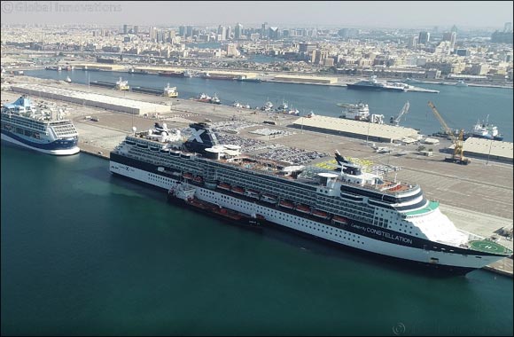Port Rashid receives 5 cruise airliners on a single day