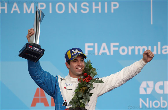 António F�lix da Costa finishes second on the podium for BMW i Andretti Motorsport in Mexico City