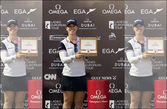 Nuria Iturrios wins the inaugural 2019 OMEGA Dubai Moonlight Classic