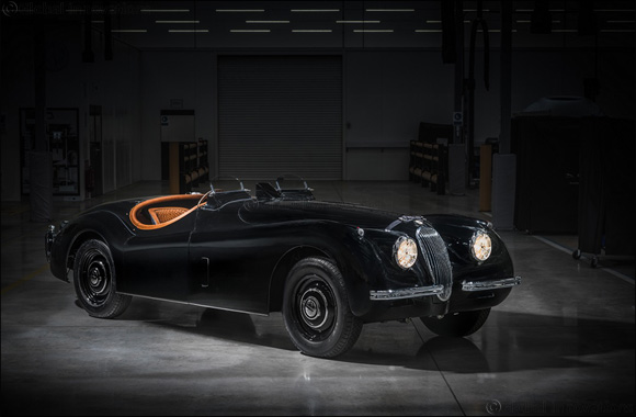 Jaguar Classic Creates Tailor-made XK120 For Male Model David Gandy