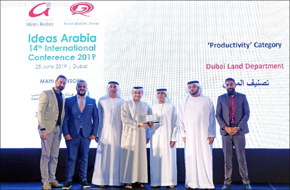 Dubai Land Department wins of �Ideas Arabia 2019' award in Productivity category