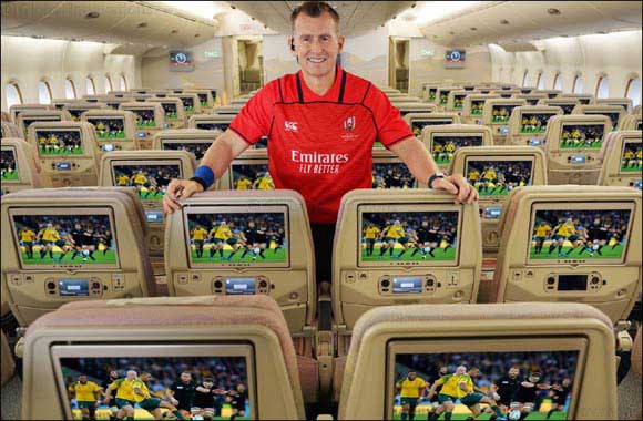 Emirates kicks off Rugby World Cup 2019� with referee Nigel Owens