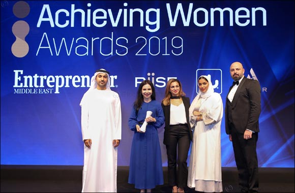 Dubai Startup Hub honoured at Achieving Women Awards 2019