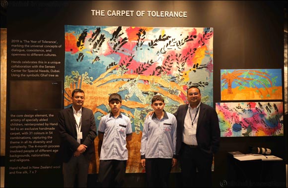 �Carpet of Tolerance' created by Hands and Senses revealed at Downtown Design, Dubai