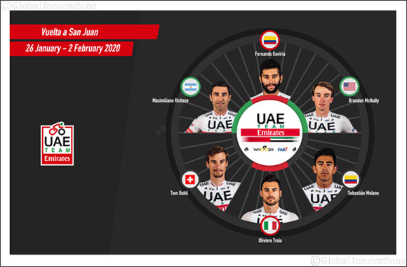 Fernando Gaviria Leads UAE Team Emirates at Vuelta a San Juan