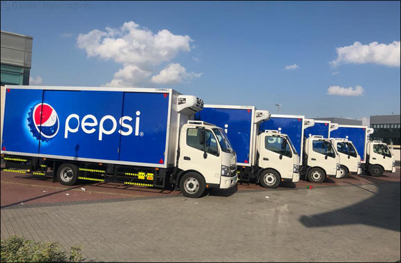 150 HINO Trucks Join Dubai Refreshment PJSC � Local Pepsico Bottler