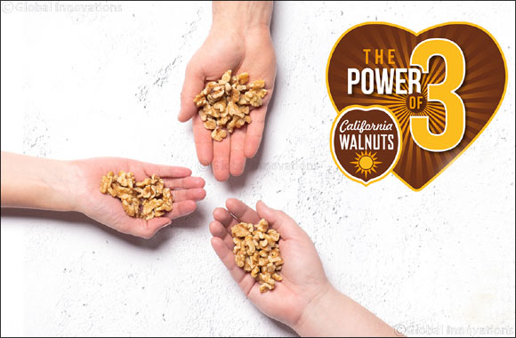 California Walnuts Launches First-Ever Global Marketing Initiative Encouraging Consumers to Embrace The Power of 3