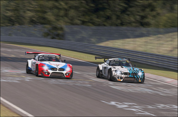 Podium for BMW Works Driver Philipp Eng on the Virtual N�rburgring-Nordschleife.