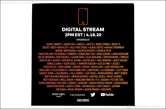 The UAE Joins �One World: Together at Home� Global Special to Support Frontline Healthcare Workers in Covid-19 Response