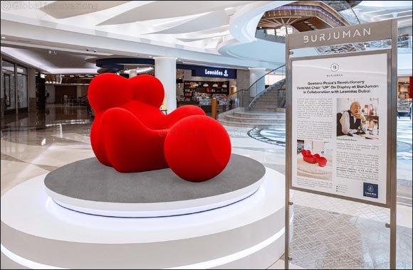 It All Started with a Sponge- Gaetano Pesce's Revolutionary Feminist Chair �UP� On Display at BurJuman in Collaboration with Leonidas Dubai