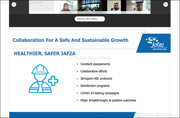 Jafza Sets a New Benchmark With �collaboration for Safe and Sustainable Growth' Webinar'