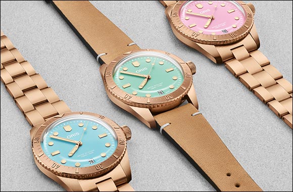 Celebrate Eid in 'Swiss Style' with Oris Divers Sixty-Five Cotton Candy'
