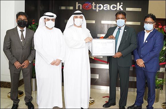 Hotpack Certified 'Verified Exporter' by DED Export Promotion Entity