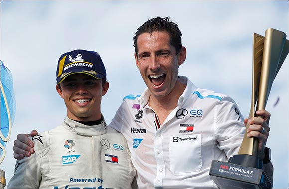 The Mercedes-EQ Formula E Team, Neom's Partner, Celebrates Landmark Teams' and Drivers' World Championship Win in Berlin