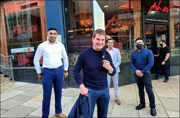 Tom Cruise gets curried away at Dubai born Asha's