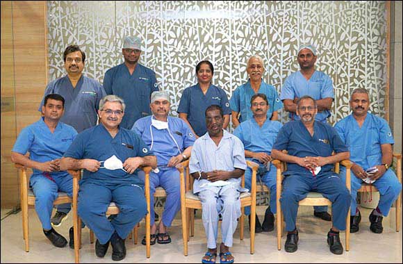 Aster Hospital Doctors in Bangalore, India Successfully Remove more than 8kg Hanging Tumor on the Face of a 31-Year-Old Man