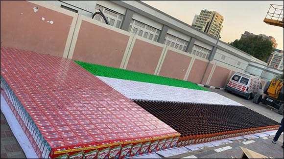 In Commemoration of the UAE's 50th National Day  Ariel, Tide, and Bonux along with Lulu Group Bag Guinness World Record