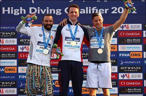 Aidan Heslop Claims Title at the Fina High Diving Qualifier 2021 in Abu Dhabi