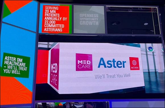 Aster DM Healthcare Launches its Corporate Booth at India Pavilion  Expo 2020; Presents a Digital Global Showcase of its Multi-Geography Integrated Healthcare Offering