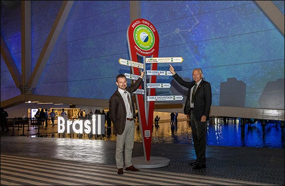 Brazil Pavilion Receives New7Wonder Markers for Global Attractions
