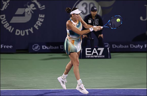 Muguruza and Jabeur Edge To Victory At Dubai Duty Free Tennis Championships