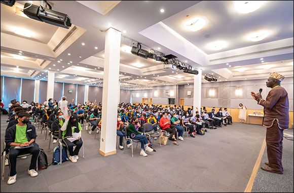 �Reading makes us Complete Humans'; Award-Winning Children's Author Christopher Okemwa tells SCRF's Young Visitors