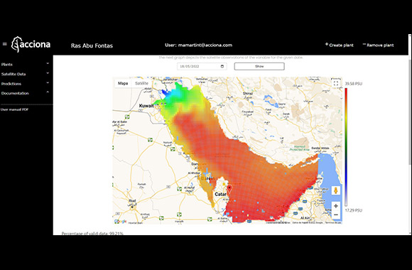 Acciona Deploys Satellites to Forecast Seawater Quality for Desalination Plants in the Middle East