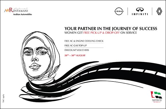 Arabian Automobiles Rewards Women with Bundle of Aftersales Benefits for Emirati Women's Day