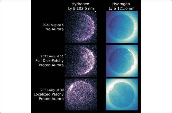 Emirates Mars Mission Discovers New Kind of �Patchy' Mars Proton Aurora