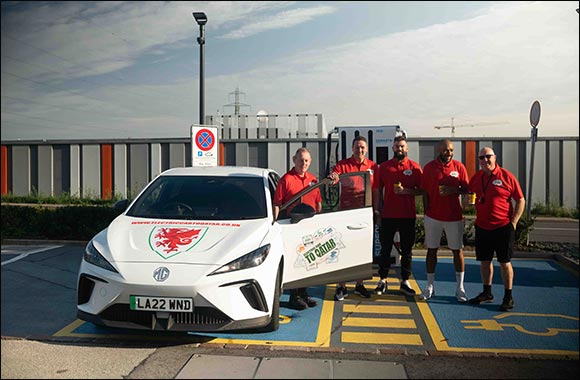 Football Fans on Epic �Electric Car to Qatar' trip, supported by MG