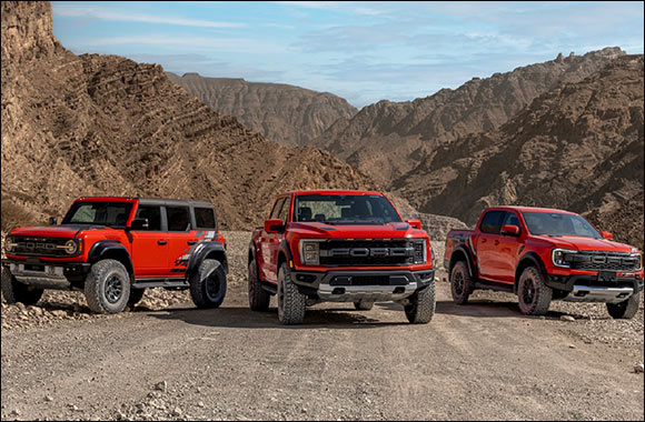 �Raptor Land' Middle East Becomes First Region to Welcome All Three of Ford's Off-Road Performance Beasts