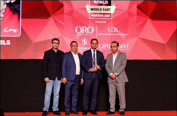 Kanz Jewels Wins the Acclaimed �Gold Jewellery of the Year - UAE Award at Retail Jeweller World Middle East Awards