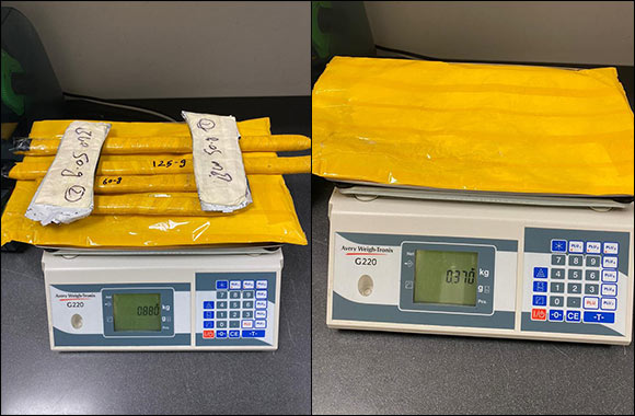 Dubai Customs Nabs Asian Traveler Smuggling 880 Grams of Pure Heroin