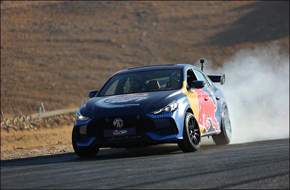 The Rebellious MG GT Takes Part in the Red Bull Car Park Drift for the Second Year in a Row